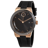 Buy Shop Movado Bold Fusion Black Dial Black Silicone Strap Watch for Men - 3600622 USA Online