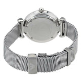 Buy Shop Emporio Armani Gianni T Bar Mother of Pearl Dial Silver Steel Strap Watch For Women - AR1955 USA Online