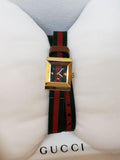 Buy Shop Gucci G-Frame Multicolored Dial Two Tone Nylon Strap Watch For Women - YA128527 USA Online