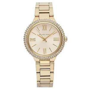 Buy Shop Michael Kors Taryn Quartz Gold Dial Gold Steel Strap Watch For Women - MK4459 USA Online