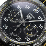 Buy Shop Tag Heuer Carrera x Porsche Automatic Chronograph Black Dial Black Nylon Strap Watch for Men - CBN2A1H.FC6512 USA Online