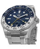 Buy Shop Tag Heuer Aquaracer Professional 300 GMT Automatic Blue Dial Silver Steel Strap Watch for Men - WBP2010.BA0632 USA Online