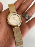 Buy Shop Swarovski Octea Nova Silver Dial Gold Mesh Bracelet Watch for Women - 5430417 USA Online