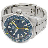Buy Shop Tag Heuer Aquaracer Caliber 5 Match Timer Shinji Kagawa Edition Blue Dial Silver Steel Strap Watch for Men - WAY201H.BA0927 USA Online