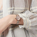 Buy Shop Emporio Armani Gianni T Bar Pink Dial Two Tone Steel Strap Watch For Women - AR11223 USA Online