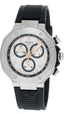 Tissot T Race Chronograph White Dial Black Rubber Strap Watch For Men - T141.417.17.011.00