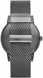 Buy Shop Emporio Armani Luigi Quartz Blue Dial Grey Mesh Bracelet Watch For Men - AR11053 USA Online