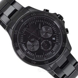 Buy Shop Michael Kors Grayson Chronograph Black Dial Black Steel Strap Watch For Men - MK9109 USA Online
