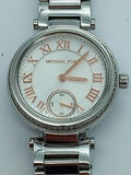 Buy Shop Michael Kors Skylar Quartz White Dial Silver Steel Strap Watch For Women - MK5970 USA Online
