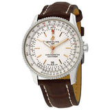 Buy Shop Breitling Navitimer 1 Automatic 41mm White Dial Brown Leather Strap Mens Watch - A17326211G1P1 USA Online