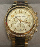 Buy Shop Michael Kors Blair Gold Dial Two Tone Steel Strap Watch for Women - MK6094 USA Online