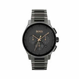 Buy Shop Hugo Boss Peak Black Dial Black Steel Strap Watch for Men - 1513814 USA Online