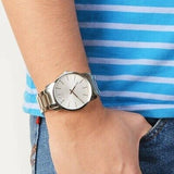 Buy Shop Calvin Klein City Silver Dial Silver Steel Strap Watch for Men - K2G21126 USA Online