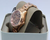 Buy Shop Fossil Rye Automatic Skeleton Rose Gold Dial Rose Gold Steel Strap Watch for Women - BQ3754 USA Online