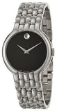 Buy Shop Movado Classic Quartz Black Dial Silver Steel Strap Watch for Men - 0606337 USA Online