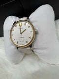 Gucci G Timeless Automatic Silver Dial Beige Leather Strap Watch For Men - YA126348