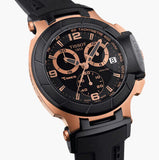 Buy Shop Tissot T Race Chronograph Automatic Black Dial Black Rubber Strap Watch for Men - T048.417.27.057.06 USA Online