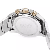 Buy Shop Hugo Boss Here Chronograph Black Dial Two Tone Steel Strap Watch for Men - 1513757 USA Online