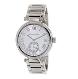 Buy Shop Michael Kors Skylar Silver Dial Silver Steel Strap Watch for Women - MK5866 USA Online