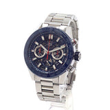 Buy Shop Tag Heuer Carrera Chronograph Blue Dial Silver Steel Strap Watch for Men - CBG2A11.BA0654 USA Online