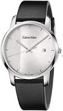 Buy Shop Calvin Klein City Silver Dial Black Steel Strap Watch for Men - K2G2G1CX USA Online