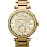 Buy Shop Michael Kors Skylar Gold Dial Gold Steel Strap Watch for Women - MK5867 USA Online