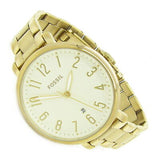 Buy Shop Fossil Jacqueline Gold Dial Gold Steel Strap Watch for Women - ES3971 USA Online