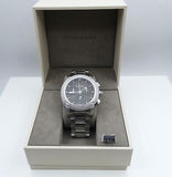 Buy Shop Burberry Utilitarian Chronograph Black Dial Silver Steel Strap Watch For Men - BU9800 USA Online