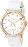 Buy Shop Marc Jacobs Baker White Dial White Leather Strap Watch for Women - MBM1283 USA Online