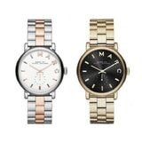 Buy Shop Marc Jacobs Baker White Dial Two Tone Steel Strap Watch for Women - MBM3312 USA Online