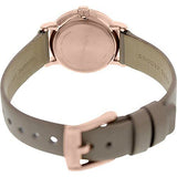 Buy Shop Marc Jacobs Baker Grey Dial Grey Leather Strap Watch for Women - MBM1318 USA Online