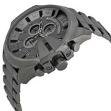 Buy Shop Diesel Mega Chief Chronograph Grey Dial Grey Steel Strap Watch for Men - DZ4282 USA Online