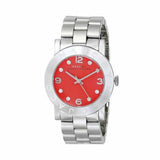 Buy Shop Marc Jacobs Amy Red Dial Silver Steel Strap Watch for Women - MBM3302 USA Online