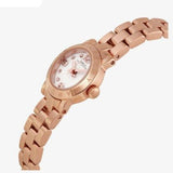 Buy Shop Marc Jacobs Amy White Dial Rose Gold Steel Strap Watch for Women - MBM8613 USA Online