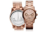 Buy Shop Michael Kors Paris Limited Edition Rose Gold Dial Steel Strap Watch for Women - MK5716 USA Online