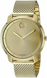 Buy Shop Movado Bold Gold Dial Gold Mesh Bracelet Watch for Women - 3600242 USA Online