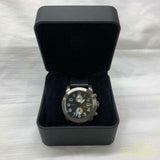 Buy Shop Marc Jacobs Larry Chronograph Black Dial Black Leather Strap Watch for Men - MBM5054 USA Online