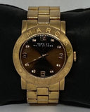 Buy Shop Marc Jacobs Amy Brown Dial Rose Gold Steel Strap Watch for Women - MBM3167 USA Online