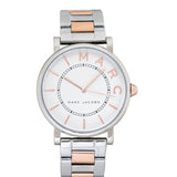 Marc Jacobs Roxy Silver Dial Two Tone Stainless Steel Strap Watch for Women - MJ3551