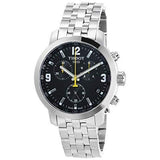 Buy Shop Tissot PRC 200 Chronograph Black Dial Stainless Steel Watch For Men - T0554171105700 USA Online