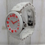Buy Shop Marc Jacobs Pelly White Dial White Silicone Strap Watch for Women - MBM2588 USA Online