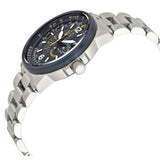 Citizen Promaster Nighthawk Eco Drive Navy Blue Dial Silver Steel Strap Watch For Men - BJ7006-56L