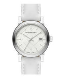 Buy Shop Burberry The City White Dial White Leather Strap Watch for Women - BU9128 USA Online