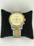 Buy Shop Michael Kors Runway Gold Dial Two Tone Steel Strap Watch for Women - MK5137 USA Online
