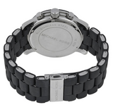 Buy Shop Michael Kors Runway Black Dial Black Rubber Strap Watch for Men - MK8107 USA Online