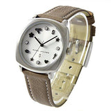 Buy Shop Marc Jacobs Mandy Silver Dial Brown Leather Strap Watch for Women - MJ1563 USA Online
