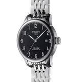 Buy Shop Tissot Le Locle Powermatic 80 Black Dial Silver Steel Strap Watch For Men - T006.407.11.052.00 USA Online