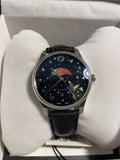 Buy Shop Gucci G-Timeless Moonphase Black Dial Black Leather Strap Watch For Men - YA1264045 USA Online