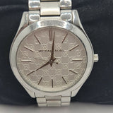 Buy Shop Michael Kors Runway Silver Dial Silver Stainless Steel Strap Watch for Women - MK3371 USA Online
