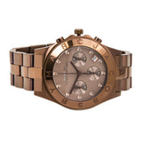 Buy Shop Marc Jacobs Blade Chronograph Brown Dial Brown Steel Strap Watch for Women - MBM3121 USA Online
